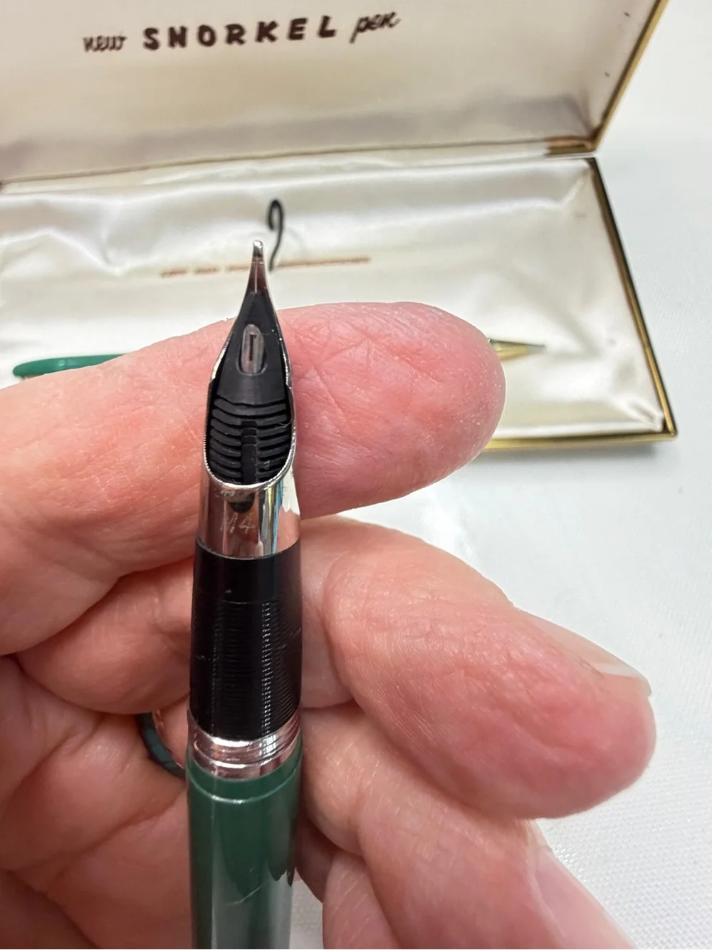 Sheaffer’s Snorkel Pen and Pencil Set, Vintage